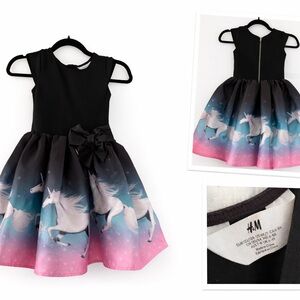 ✨ H&M Unicorn Dress – Size 6–7 (XS 6–8Y) ✨